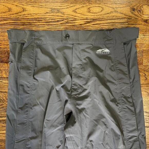 GoLite Paradigm Full Zip Off Hiking Pants Mens L Gray Waterproof Outdoor Stretch - Picture 10 of 10